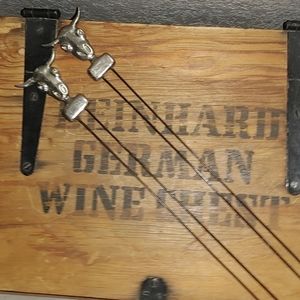 Metal skewers BBQ Longhorn